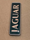 Jaguar X300 (Sovereign spec) boot badge Green back with silver lettering