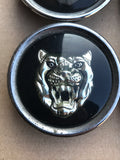 Jaguar X300 X308 XK8 XJ40 Growler wheel badges x4.