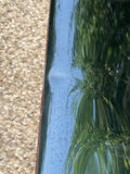 Daimler Jaguar X300 rear bumper Centre chrome stainless trim piece