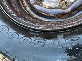 Brian James 12” Steel Trailer wheels & tyres x4 155/70 R12 5 STUD 140MM PCD, NO OFFSET spares or repairs