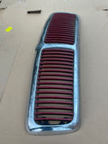 Jaguar X300 XJ6 XJ Sport grill stainless steel chrome with red vein inserts