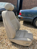 Jaguar X300 Right Driver Seat AGD OATMEAL