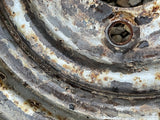 Brian James 12” Steel Trailer wheels & tyres x4 155/70 R12 5 STUD 140MM PCD, NO OFFSET spares or repairs