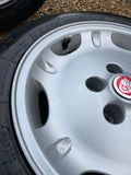Jaguar X300 X308 XJ40 16” Dimple alloy wheels and tyres x4 8Jx16