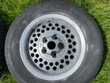 Daimler JAGUAR XJS Series 3 S3 DD6 XJ12 XJ6 Pepper Pot Wheels With Tyres X4 15” 6Jx15 H2 ET33