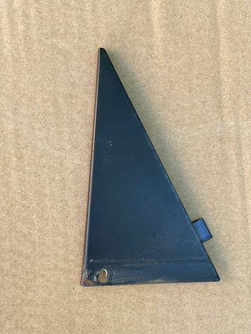 Jaguar XJ40 Left side Cheater Plate window black triangle finisher