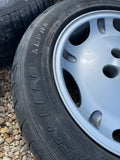 Jaguar X300 X308 XJ40 XJS 16” Dimple alloy wheels & tyres x4 8Jx16