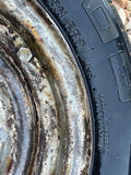 Brian James 12” Steel Trailer wheels & tyres x4 155/70 R12 5 STUD 140MM PCD, NO OFFSET spares or repairs