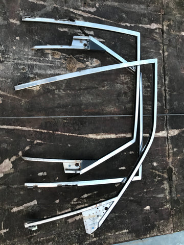 Jaguar XJ40 stainless steel window door frames x4 set