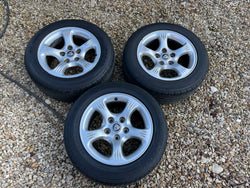 Jaguar X300 XJS X308 XJ40 16” Eclipse alloy wheels and tyres set of three or singles 8Jx16 MNF6113BB