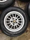 Daimler JAGUAR XJ40 BMW 15” SPOKE alloy wheels x4 15x7J 5x120pcd with tyres 225/60/15
