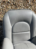 Daimler JAGUAR X300 X305 LFJ Nimbus Grey Heated electric Leather Front Seats with Walnut Picnic Tables left & right