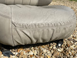 Daimler JAGUAR X300 X305  AGD OATMEAL Heated electric Leather Front Seats with Walnut Picnic Tables left & right
