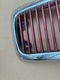Jaguar X300 XJ6 XJ Sport grill stainless steel chrome with red vein inserts