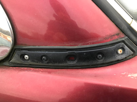 Jaguar XJ40 93-94 D post trim finisher base plate off side LH 2 pieces.