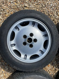 Jaguar X300 X308 XJ40 XJS 16” Dimple alloy wheels & tyres x4 8Jx16