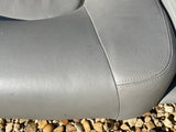 Daimler JAGUAR X300 X305 LFJ Nimbus Grey Heated electric Leather Front Seats with Walnut Picnic Tables left & right