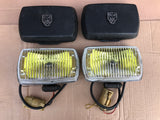 Jaguar XJ40 XJS Genuine Yellow Front Fog lamps driving lights Hella