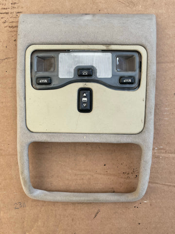 Jaguar X300 X308 XJ8 XJ6 Interior Overhead switch pack Light Roof Panel Console with sun roof switch
