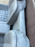 Jaguar XJ40 Savill Grey LDY Doeskin Rear seat