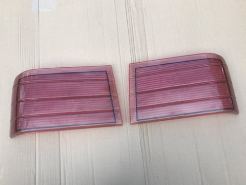 NEW Jaguar XJ40 Red tail lamp light outer lens set left & right