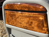 Daimler JAGUAR X300 X305 LFJ Nimbus Grey Heated electric Leather Front Seats with Walnut Picnic Tables left & right