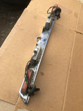 Jaguar XJS pre facelift reversing number plate lights trunk boot lid chrome plinth