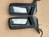 Daimler Jaguar XJ40 Door Wing Mirrors x2 set with Flamenco Red CFH Covers 93-94 Models