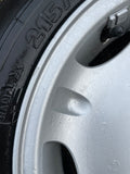 Jaguar X300 X308 XJ40 16” Dimple alloy wheels and tyres x4 8Jx16