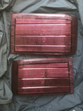 NEW Jaguar XJ40 Red tail lamp light outer lens set left & right