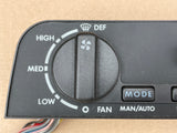 Daimler Jaguar XJ40 90-92 heating fans AIR CON Heater climate control panel DBC5844