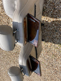 Daimler JAGUAR X300 X305  AGD OATMEAL Heated electric Leather Front Seats with Walnut Picnic Tables left & right