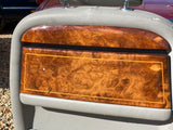 Daimler JAGUAR X300 X305 LFJ Nimbus Grey Heated electric Leather Front Seats with Walnut Picnic Tables left & right