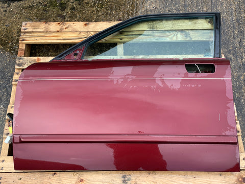 Jaguar X308 XJ8 97-02 stripped Door shell left front NSF SWB CGH Red Madeira Pearl Metallic