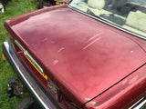Daimler Jaguar XJ40 boot lid CFH Flamenco Red RUST FREE.