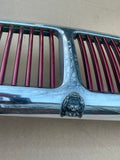 Jaguar X300 XJ6 XJ Sport grill stainless steel chrome with red vein inserts