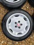 Jaguar X300 X308 XJ40 16” Dimple alloy wheels and tyres x4 8Jx16