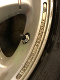Jaguar XJS X300 X308 XJ40 16” 5 Spoke Alloy wheel x1 with tyre 7Jx16  CCC4943