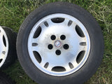 Daimler Jaguar X300 X308 XJ40 16” Dimple alloy wheels x4 8Jx16 ET33 5x120.65