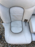 Daimler JAGUAR X300 NDR Cream Leather Front & Rear Seats Walnut Picnic Tables