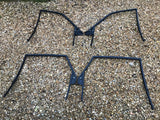 Jaguar XJ40 Black window door frames x4 set