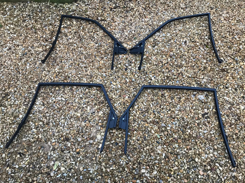 Jaguar XJ40 Black window door frames x4 set