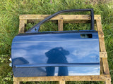 Jaguar X300 stripped Door shell NSF left Front  94-97 X300, SWB.  Sapphire Blue/ JGE