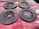Daimler Jaguar 16” Brake dust wheel shield protector set XJ40 X300 X308 XJS S3