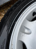 Jaguar X300 X308 XJ40 16” Dimple alloy wheels and tyres x4 8Jx16