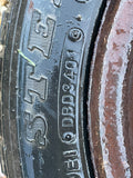 Brian James 12” Steel Trailer wheels & tyres x4 155/70 R12 5 STUD 140MM PCD, NO OFFSET spares or repairs