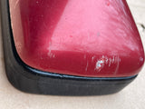 Daimler Jaguar XJ40 Door Wing Mirrors x2 set with Flamenco Red CFH Covers 93-94 Models