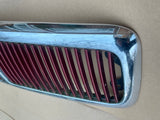 Jaguar X300 XJ6 XJ Sport grill stainless steel chrome with red vein inserts