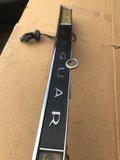 Jaguar XJS pre facelift reversing number plate lights trunk boot lid chrome plinth