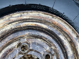 Brian James 12” Steel Trailer wheels & tyres x4 155/70 R12 5 STUD 140MM PCD, NO OFFSET spares or repairs